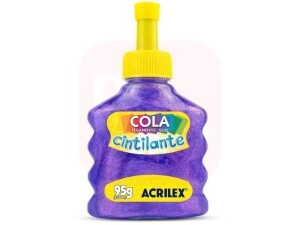 Cola Cintilante 95g Lilás - Acrilex
