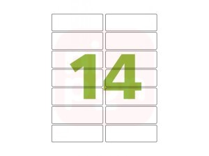 Etiqueta 33,9 X 101,6 - C/10