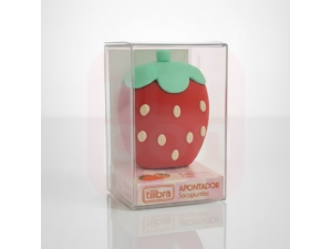 Apontador 1 Furo Be Berry Morango - Tilibra 