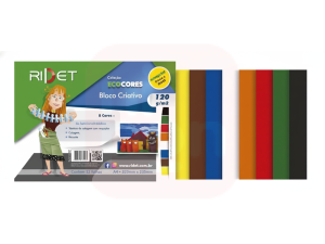 Bloco EcoCores Criativo A4 120G 32 Fls